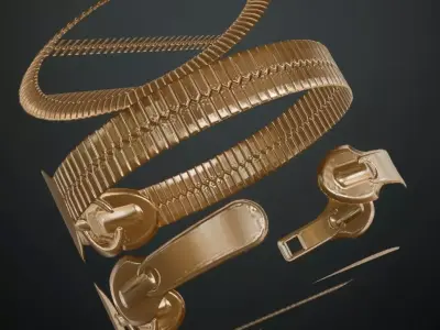 Trimsheet Zippers PBR Seamless Texture