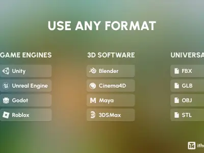 Kingdom Low-poly 3D model