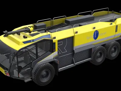  Rosenbauer Panther 6x6 Airport Firetruck - Yellow 