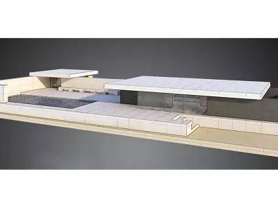 Barcelona Pavilion 3D model