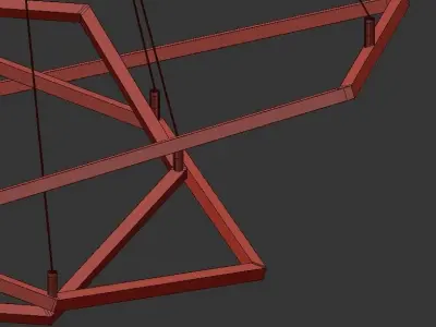 Lasha chandelier 3D model