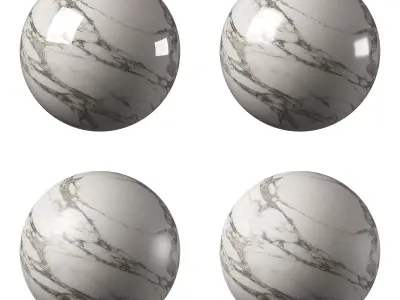 Marble Material and Porcelain Stoneware Tiles - Set 07 Texture