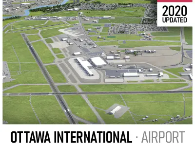 Montreal and Ottawa 3D Model Pack