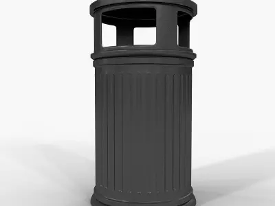 Trash Bin Exterior 3D model