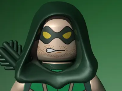 LEGO Green Arrow 3D model