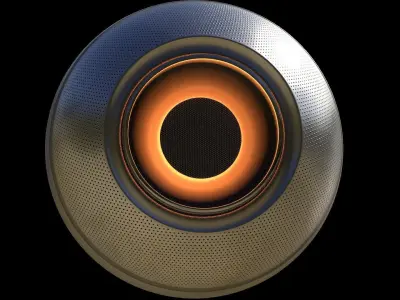 sci-fi sepakers 3D model