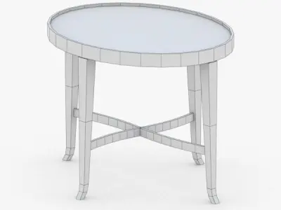 0380 - Coffee Table Low-poly 3D model