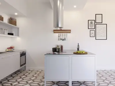 Mini Kitchen - Fantin Frame Kitchen 3D model