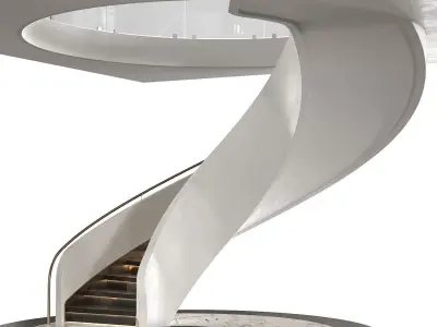 Spiral staircase 18 3D model