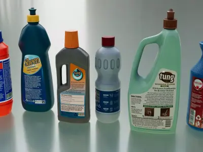 Cleaning products 3D Model Pack