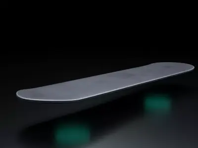 sci-fi skateboard 3D model