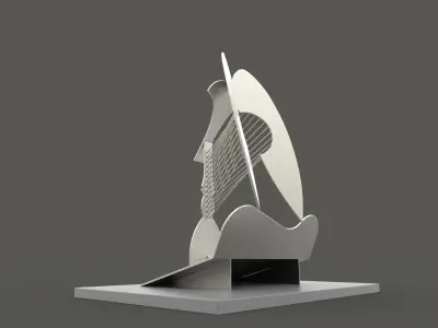 The Chicago Picasso - printable 3D model