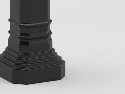 Lamp 168 street park 3D model
