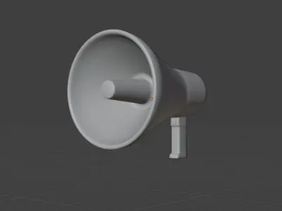 Megaphone 3D model