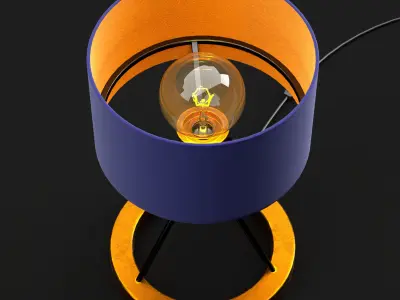 Table lamp 3D model 106