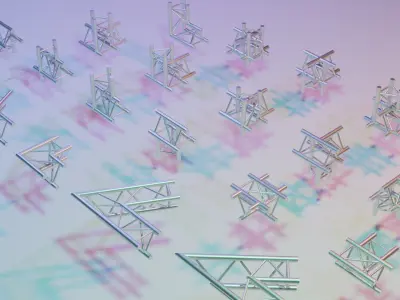 Prolyte - Triangle Corners 3D model