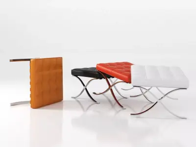 Stool barcelona 3D model