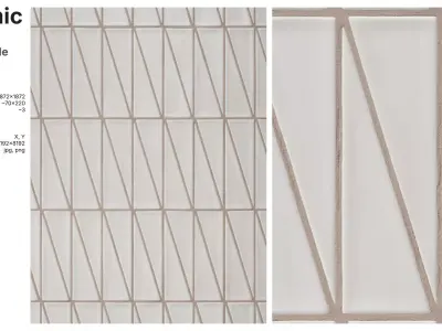 Right Triangle Tiles in Straight Set Texture buy
