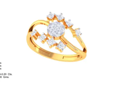 Women Ring MTL 3dm STL OBJ FBX Details 3D print model 10