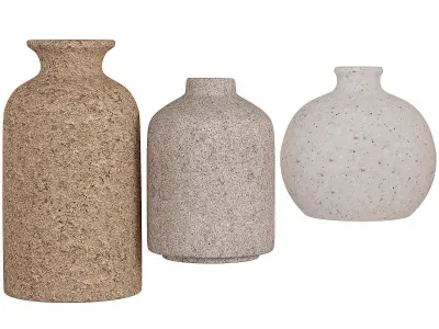 Ceramic decor vases 3D model