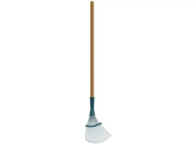 Leaf Rake Low-poly 3D model