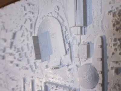 Purdue Campus 3D print model
