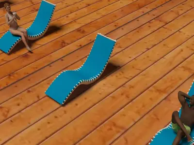 Pool Fun 4K 3D model