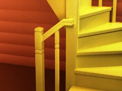 Stairs staircase 3D model