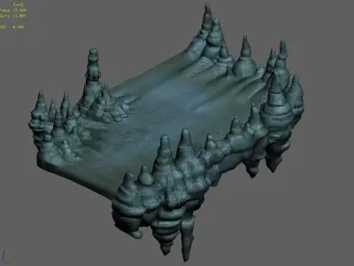 Magic Palace - Stone Road 001 3D model