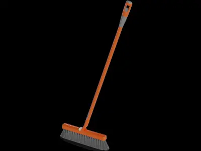 Brooms mops and window squeegees Broom 3D model