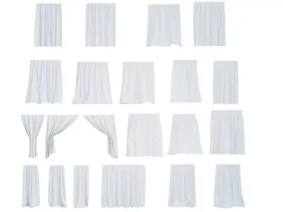 Curtain Set Vol1 3D model