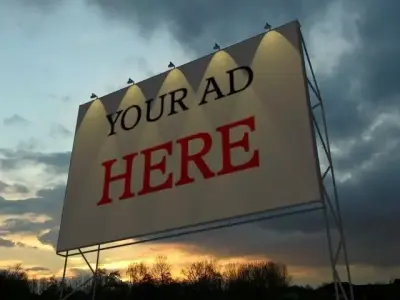 Simple Billboard 3D model