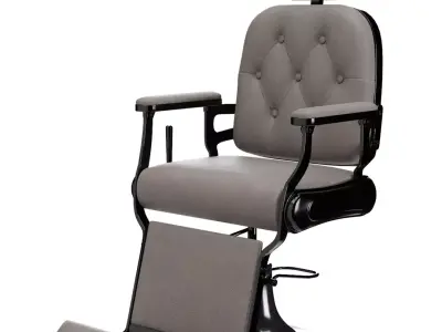 Barber Hydraulic Chair  Realistic PBR 3D Model 3D model