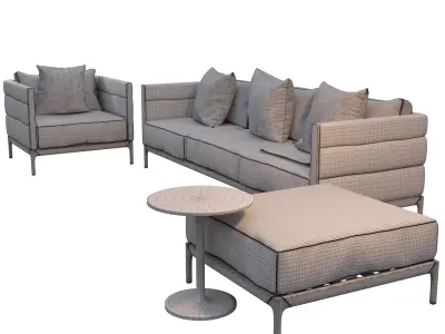 Sofa outdoor  3D model