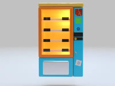 Stylized Vending Machine   3D model