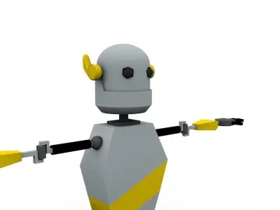 Robot Low-poly 3D model