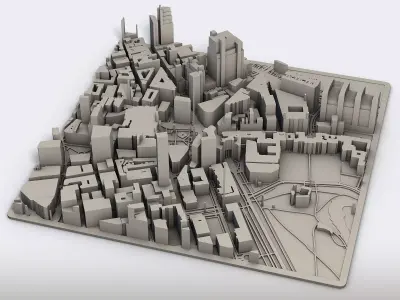 Part of London England 3D print model