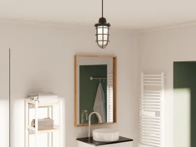 Rusty Lamp 3D model