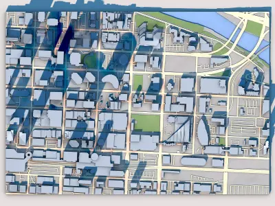 Cathedral Church of the Redeemer in Calgary Canada 3D model