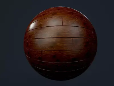 Wood Floor Planks Seamless PBR Texture Texture