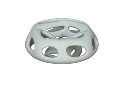 SciFi Cube Object No 66271 Low Poly Shape Low-poly 3D model