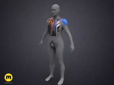 Sabine Wren armor from Ahsoka 3D print model