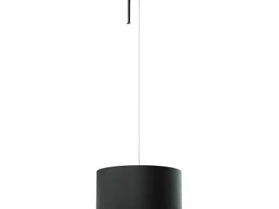 Pendant Lamp 10 - Black 3D model