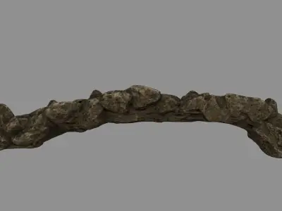 old bridge 07 Low-poly 3D model