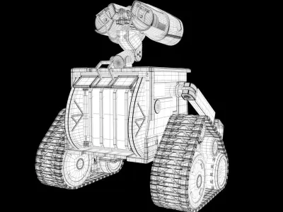 Wall e Robot Model 3D model