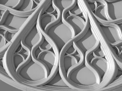 Gothic Rose 3D model