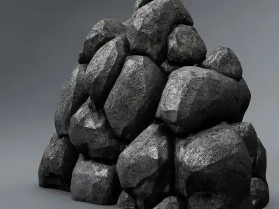 Stone Pile 3D model