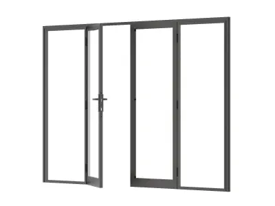 Aluminium Door 05 3D model