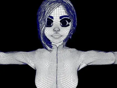 ATHENA - Sci Fi Female 3D model