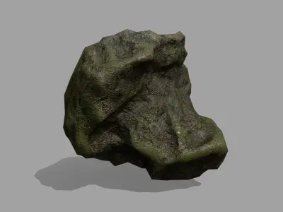 Rock Set Low-poly 3D model